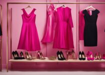 what color shoes to wear with a hot pink dress
